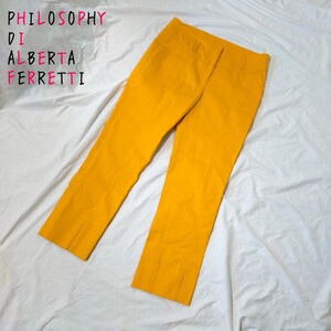 PHILOSOPHY DI ALBERTA FERRETTI カジュアルパンツ ハンガリー製 ストレッチ 