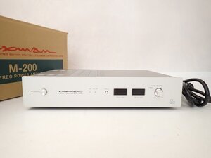 LUXMAN ラックスマン ステレオパワーアンプ M-200 2011年製 元箱付き (1) □ 70E6C-2