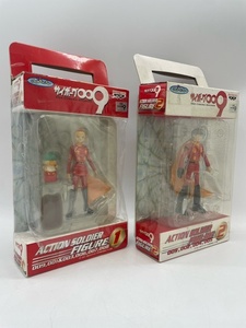 K3815◆ 【2体セット】サイボーグ009 ACTION SOLDIER FIGURE フィギュア とるとるキャッチャー 002 フランソワーズ 004 アルベルト