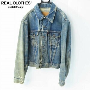 ☆LEVIS/リーバイス 557 60sオリジナル 3rd ビッグE ボタン裏刻印D デニムジャケット/46 /080