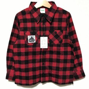 [即決古着]X-LARGE KIDS/エクストララージキッズ/BUFFALO PLAID SHIRT/ブロックチェック/ブラック×レッド/6Tサイズ/未使用/タグ付き