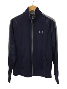 UNDER ARMOUR◆ジャージ/-/ポリエステル/NVY/無地