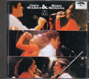 Chico Buarque & Maria Bethania Ao Vivo 輸入盤 CD マリア・ベターニア & シコ・ブアルキ 