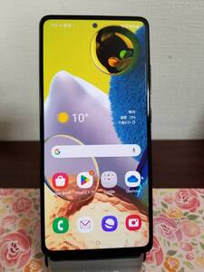 H65 良品 docomo SC-54A SAMSUNG Galaxy A51 5G Black SIMフリー 128GB◆6GB 6.5インチ 本体のみ 【中古品・ギャラリー】