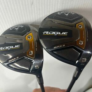 送料無料★良品★ROGUE ST MAX D 3W 5W 16° 19° 2本セット VENTUS for Callaway 5-SRキャロウェイ ローグ 管理番号14813 820