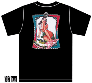 ピンナップガール Ｔシャツ 黒 50