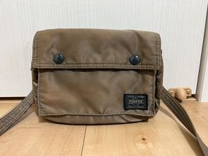 PORTER ポーター ショルダーバッグ タンカー カーキ　2way ショルダー　吉田カバン サコッシュ