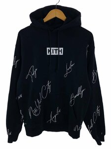 KITH◆KITH キス/パーカー/S/コットン/BLK/KHM030347/City Script Hoodie