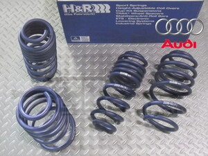 H&R Springs　スプリング　AUDI アウディ　S1 / S1 スポーツバック　ABA-8XCWZF 　2014(平成26)年11月～　在庫あり　送料無料　28806-1