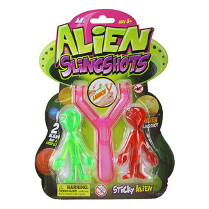 エイリアン パチンコ (ピンク) Alien Slingshot おもちゃ スリングショット 宇宙人 未確認生命体 狙撃 いたずら おもしろ【メール便OK】