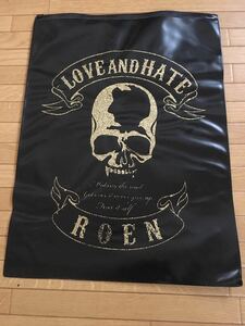 ROEN 新品　ファイル　37×28センチ　上部にファスナーが付いていてチャックできます　ロエンファンの方必見　レア