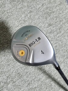 美品! 希少品 HONMA ホンマ フェアウェイ ウッド BIG-LB チタン 4W 約42.5インチ 334㌘ シャフト　純正カーボン 2星 フレックス R-1