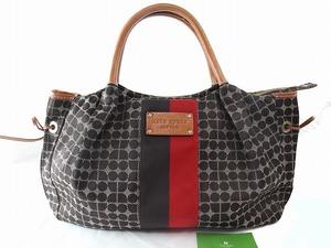 1円　美品　ケイトスペード　kate spade NEW YORK　★　ハンドバッグ　トートバッグ　肩掛け可　★　ダークブラウン　A4収納可　706