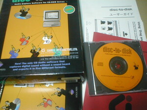 Disk to Disk 1.1 日本語版 Mac Optical Media AudioCaptureSoftカメオインタラクティブ扱い国内版