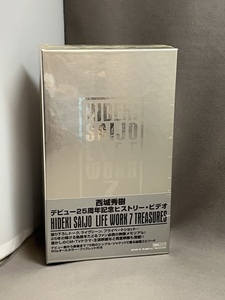 【未開封 ビデオ】西城秀樹『HIDEKI SAIJO LIFE WORK 7 TREASURES』　ブックレット「HIDEKI SINGLE GRAFFITI 1972-1996」　VHS