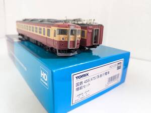 室内灯付　 1031T HO-039 国鉄 455(475)系 急行電車 増結セット HOゲージ 鉄道模型 トミックス トミーテック TOMIX