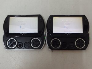 ユ■/Zク4768　SONY PSP go 本体のみ PSP-N1000 2台 起動〇/液晶〇/動作未確認 ジャンク 保証無