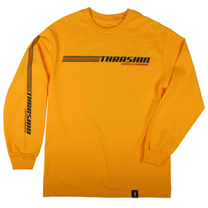 T/C Thrashin Supply スラッシンサプライ Racing Stripes Longsleeve レーシングストライプ ロングスリーブ 長袖 Gold ゴールド Mサイズ