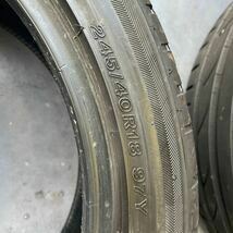 ブリジストン　245/40R18　275/35R18　山あり　4本セット