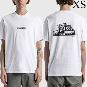 MONCLER FRAGMENT サーカス Tシャツ 白 XS 新品　定価52800円　モンクレール ジーニアス FRGMT CIRCUS ロゴ HF 