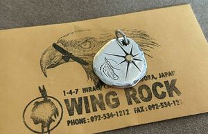 【1円スタート】ウイングロック／初期シルバーメタル 1995年号　太陽14k 希少 幻／wing rock ウィングロック　wingrock　ゴローズ　goro