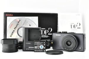 【美品】Sigma シグマ DP2 14MP Mirrorless Compact Digital Camera Black Body w/ Box ミラーレス コンパクトデジタルカメラ EF-TN-JP673