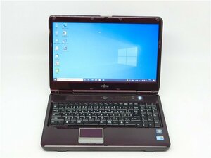 中古ノートパソコンFMV　NF/G50/Core i3 M330/15.6型/4GB/新品SSD256GB/DVD-RW/HDMI/テンキー/WIN10/office搭載　送料無料