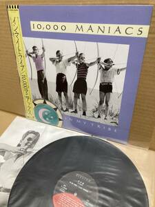 PROMO！美盤LP帯付！10,000 Maniacs / In My Tribe Warner P-13608 見本盤 10000マニアックス NATALIE MERCHANT SAMPLE 1987 JAPAN OBI NM