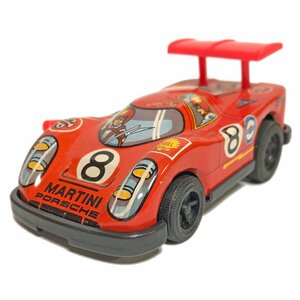 ★三幸製作所 Lever Action Porsche Racing 917 Type レバーアクション レーシングポルシェ917 Tin Toy Porsche917 赤★BCTT167-1