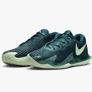 ナイキ 25.5cm コート ズーム ヴェイパー ケージ 4 ラファ 税込定価22330円 グリーン NIKE COURT ZOOM VAPOR CAGE 4 RAFA テニス 緑 ②