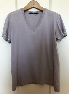 Edition エディション　Tシャツ Vネック　カットソー　半袖 　トップス　サイズ1　ライトグレー　灰色　TOMORROWLAND