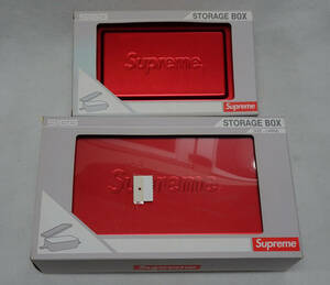 Supreme シュプリーム SIGG Metal Box Plus Storage Box 二個（Small+Large)セット 赤色 2018年 未使用