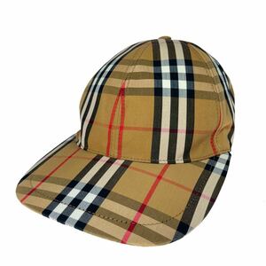 極美品 BURBERRY ベースボール キャップ ノバチェック a258