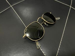 極美品 Ray-Ban レイバン W0978 VOAS USA製 B&L ボシュロム フラットトップ ビンテージ メガネ サングラス アイウェア 春夏 遮光