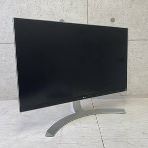 【埼玉発 直接引取可】 27インチディスプレイ LG 27UD88-W 4K Type-C IPS アンチグレア ゲーミングモニター 縦横自在 動作品 A1121-2