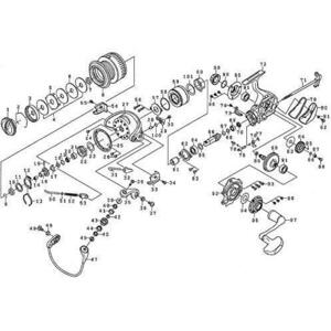 【在庫限り】 ダイワ(DAIWA) 純正パーツ 16 セルテート 2508PE ドラグノブ 部品番号 1 部品コード 139710 00056306139710