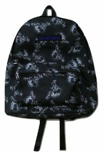 JB即決 VIOLENT GRIND バイオレントグラインド 総柄 BACKPACK デイパック バックパック リュック 黒 ブラック 新品 PUSHEAD パスヘッド