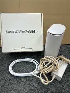 【148359】Wi-Fi ルーター KDDI Speed Wi-Fi HOME 5G L11 ZTR01 判定○ アダプター