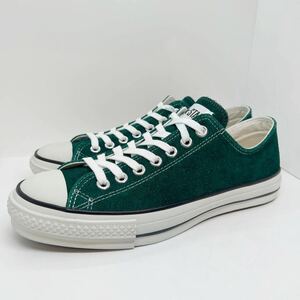 レア 未使用★コンバース 日本製オールスター 限定 Suede AS J OX Green グリーン スウェード CONVERSE 2NHR 27cm US8.5 ALLSTAR LOW