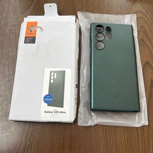 607p1903☆ Spigen Galaxy S23 Ultra ケース 薄型 [ SC-52D | SCG20 ] レンズ保護 擦り傷防止 薄型カバー 軽量 指紋防止 シンプル