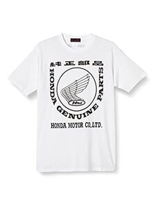 ホンダ(Honda) 純正部品ロゴ Tシャツ ホワイト Lサイズ 0SYEP-25V-WL