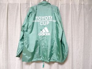 90年代 ビンテージ アディダス TOYOTA CUP トヨタカップ EUROPEAN SOUTH AMERICAN サッカー NTV ナイロンジャンバー レトロ 当時物 現状