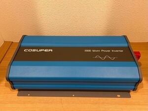 【未使用品】COSUPER SCH-2000 24V用 2000W 正弦波インバーター リモコン付き キャンピングカー