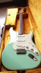 Fender USA Stratocaster ストラトキャスター 62 American Vintage 2001年製 サーフグリーン 山野楽器 シンラッカー 