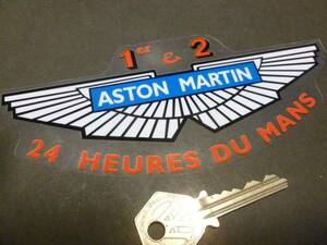 Aston Martin 1st & 2nd 24 Heures du Mans アストンマーチン　ステッカー