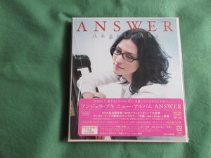 ■即決新品 アンジェラ・アキ ANSWER 初回生産限定盤 CD＋DVD アンサー