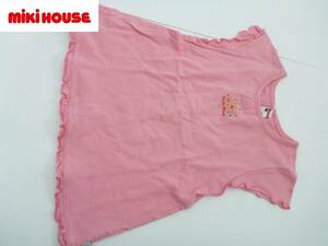 美品　MIKI HOUSE｜ミキハウス ★　ピンク　半袖　カットソー　120