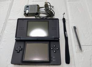 ◆【美品】Nintendo DS Lite NDS ジェットブラック USG-001 充電器・他付属品付