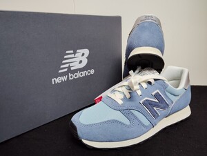 新品24.5cm ニューバランス newbalanceレディーススニーカーWL373BW2スカイブルーML373好きにも