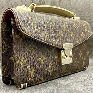 ルイヴィトン LOUIS VUITTON ミニハンドバッグ 2way 財布 セカンドバッグ クラッチ バック モノグラム 刻印 金具 ウォレット 